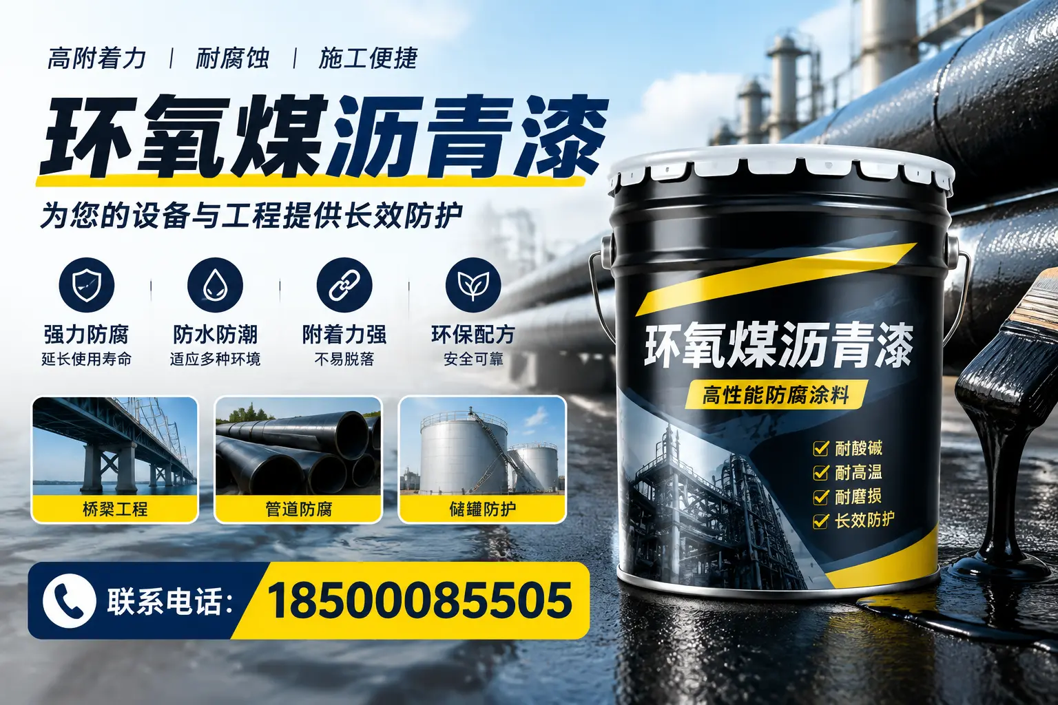 环氧煤沥青漆与其他涂料的对比分析，助力长沙企业决策